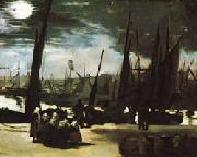 Edouard Manet Moonlight over the Port of Boulogne oil on canvas